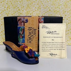 Just the Right Shoe "Rio" #25080 (1999) Miniature Collectible